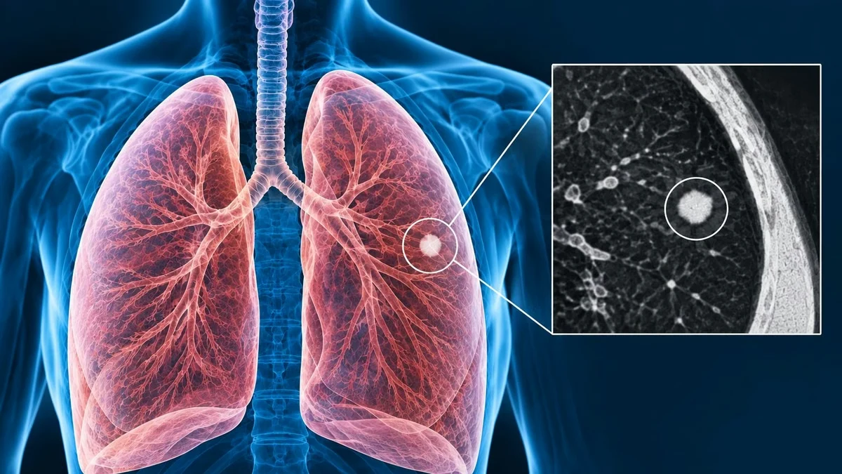 El nódulo pulmonar.