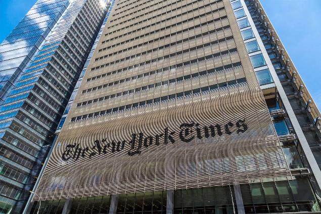 La sede del New York Times