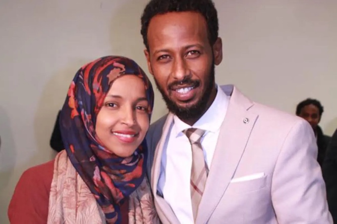 Omar and his husband, who is supposedly his brother.