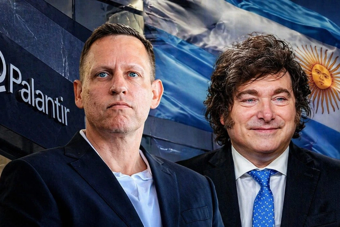 Javier Milei and Peter Thiel