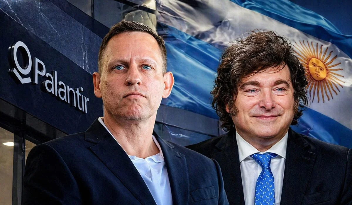 Javier Milei y Peter Thiel.