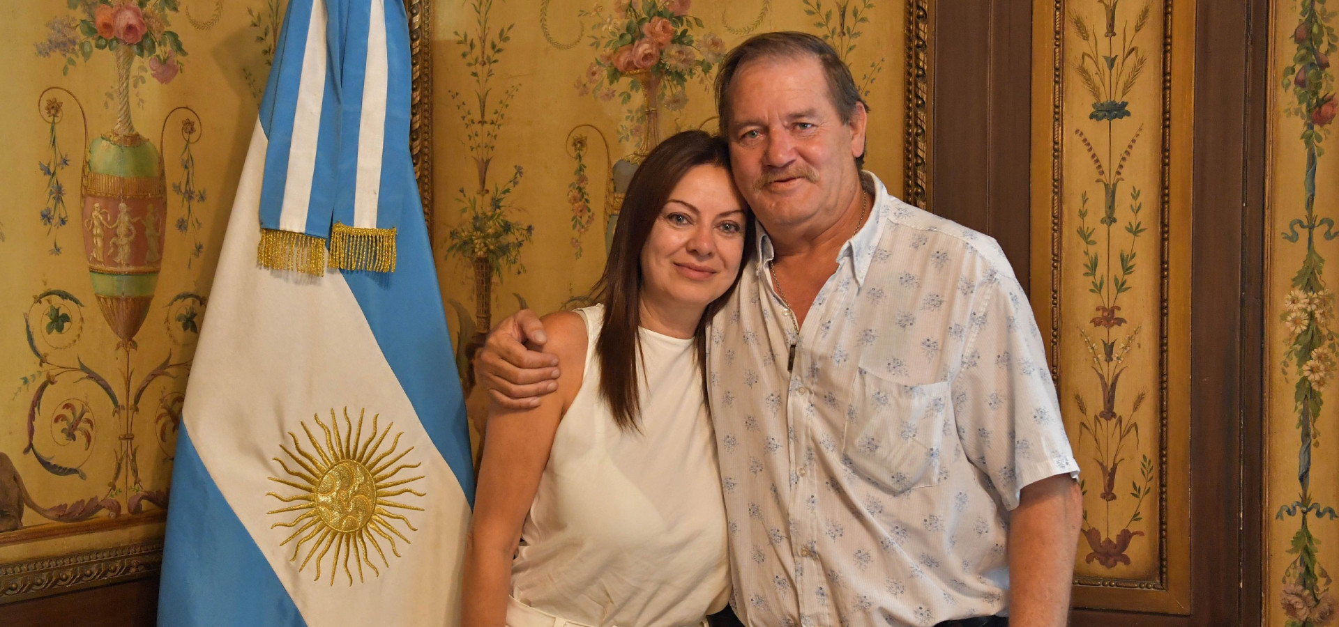 El abuelo de Lucio, Ramón Dupuy y la ministra, Sandra Petovello