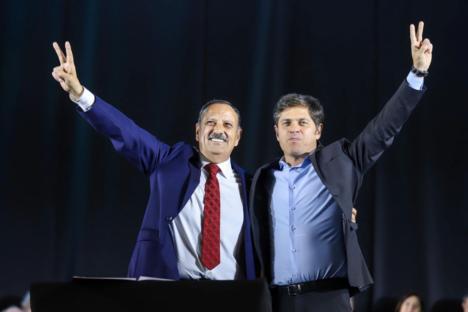 Ricardo Quintela y Axel Kicillof.
