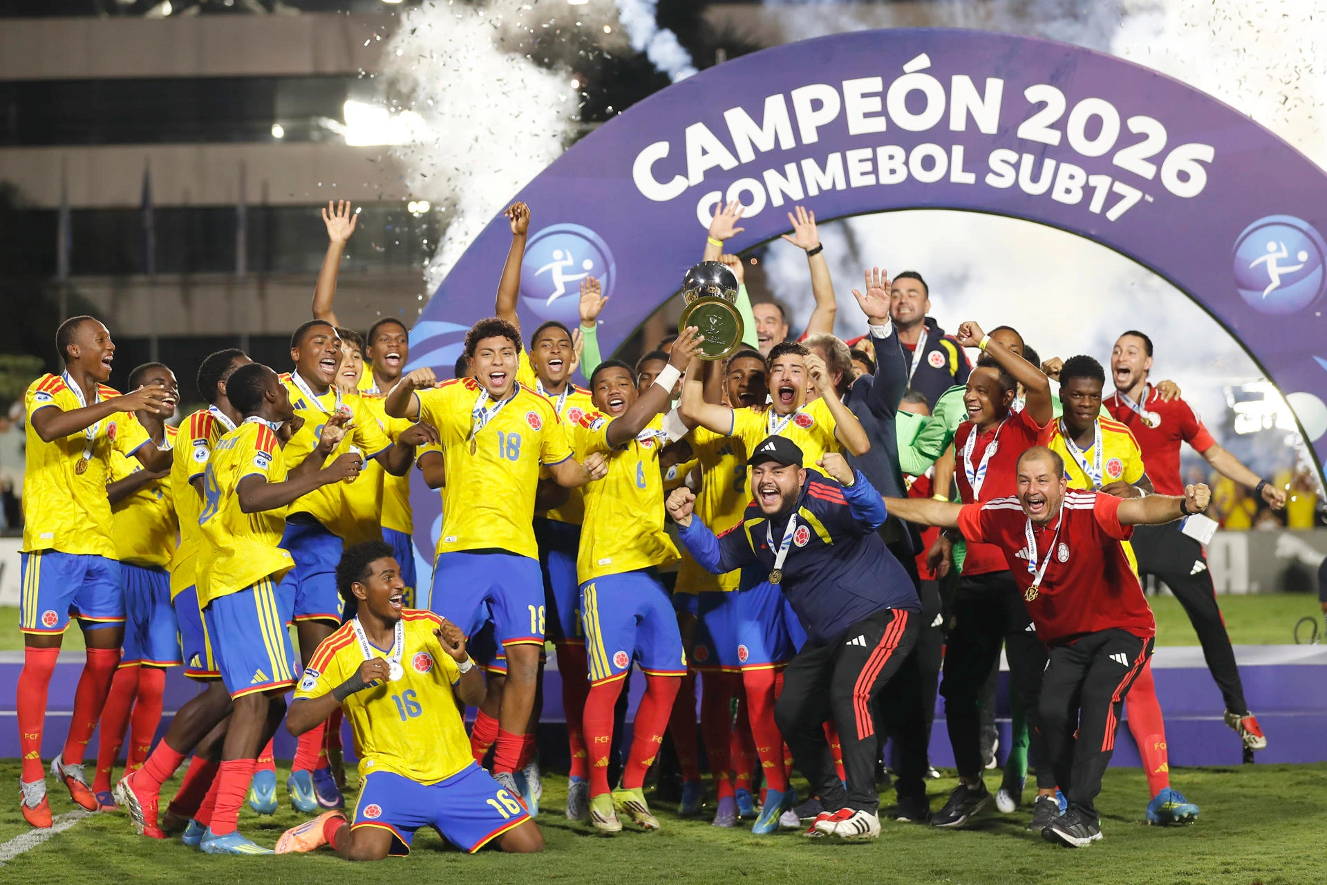Colombia was far superior in the final of the South American Under-17