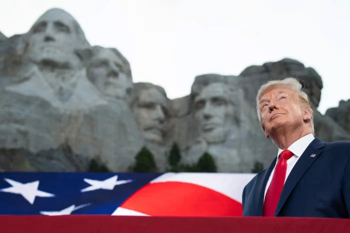 The president celebrated the 250th birthday of the nation