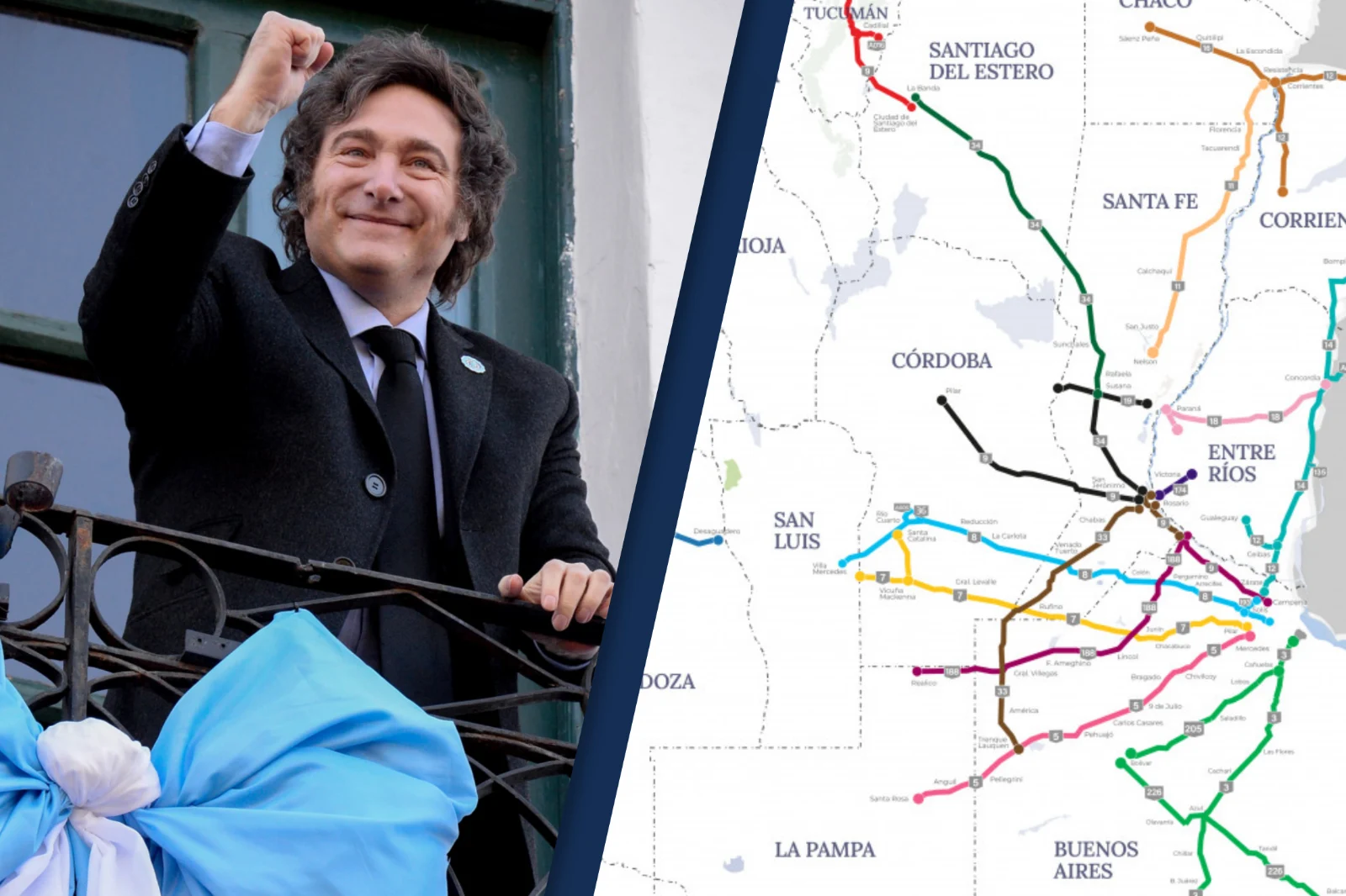 Rutas nacionales: el Gobierno de Milei concesiona 3.900 km y Córdoba suma un tramo de casi 700 km