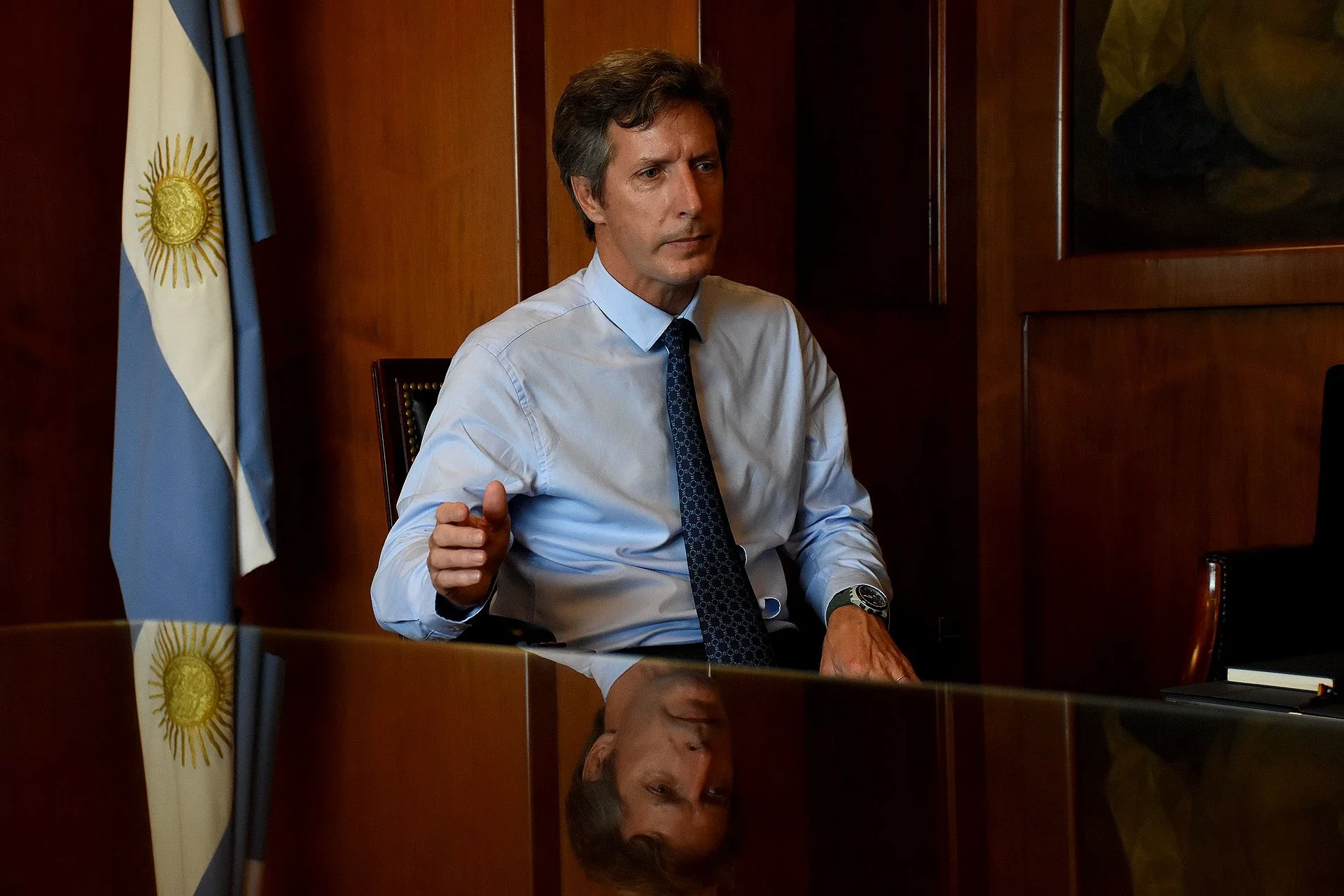 Santiago Bausilli, president of the Central Bank
