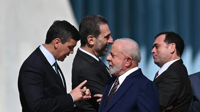 Santiago Peña and Lula Da Silva