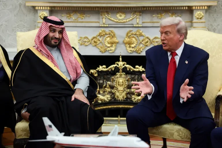 El príncipe saudí Mohamed bin Salmán es un aliado de Trump. 