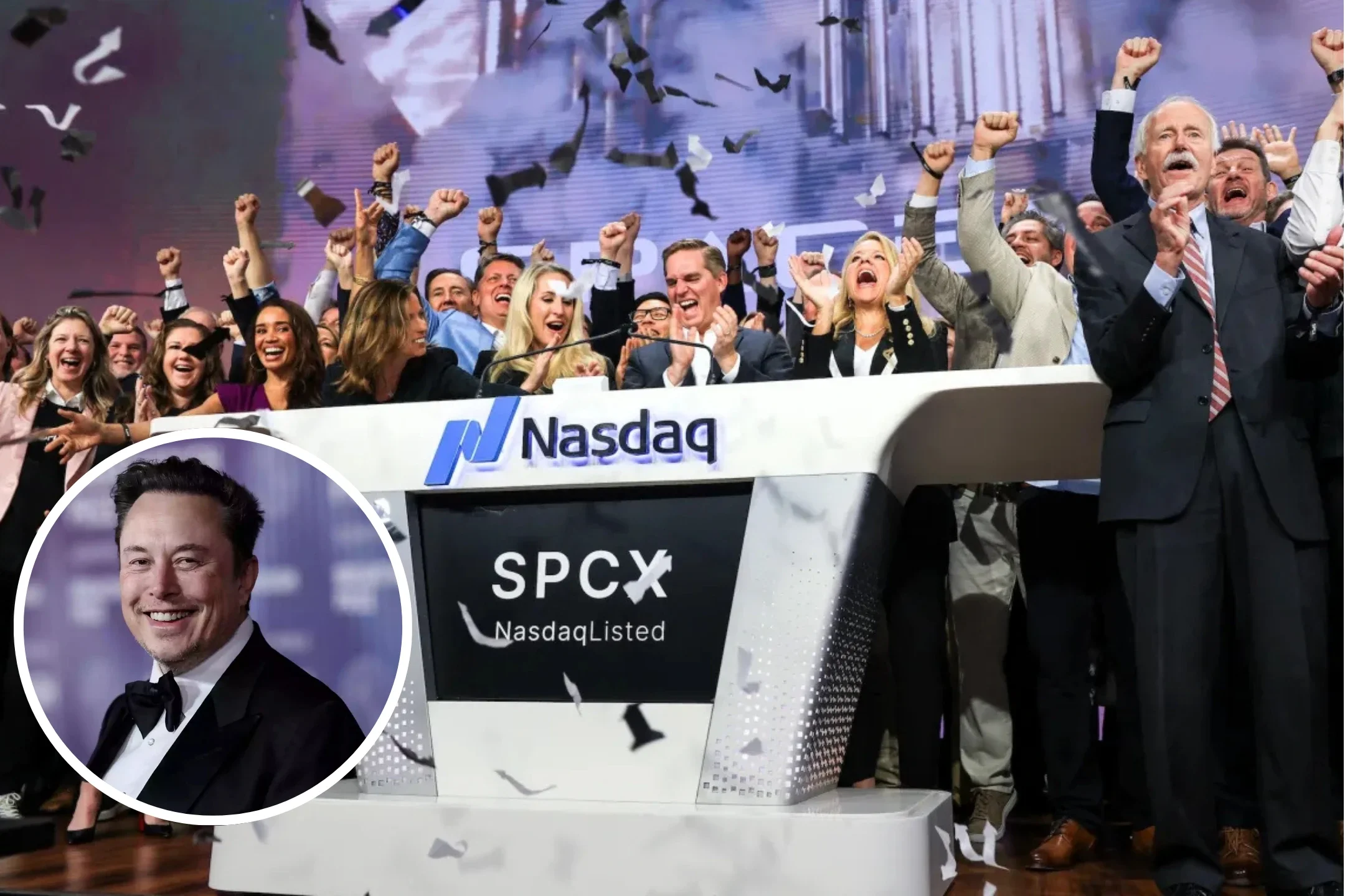 SpaceX debuta en bolsa con salto del 19% y crea al primer billonario del mundo