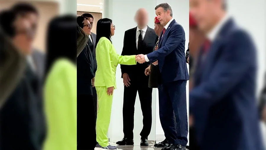John Ratcliffe, CIA director, met with Delcy Rodriguez in January