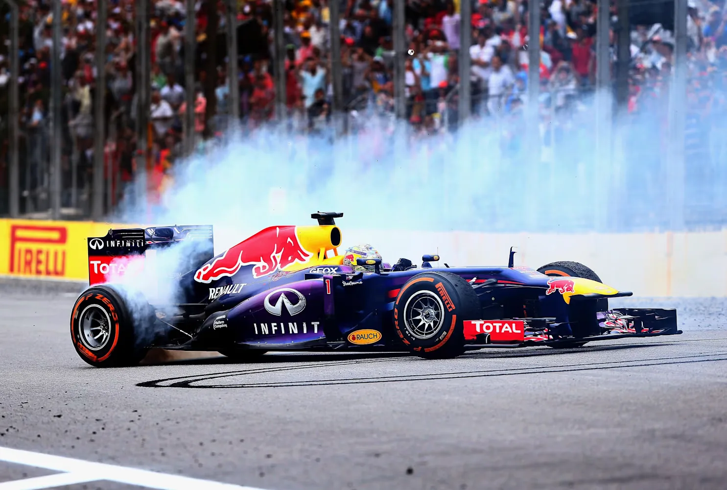 La última temporada de Fórmula 1 con los motores V8 fue la del 2013