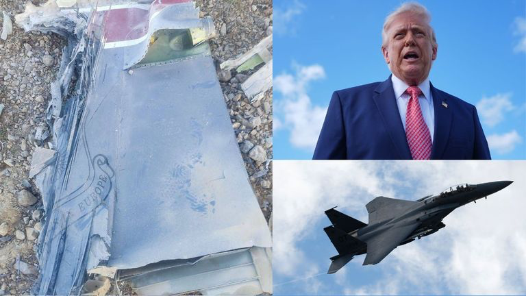 Trump lashed out at the press for risking the pilot's life in Iran and promised jail time for the leaker