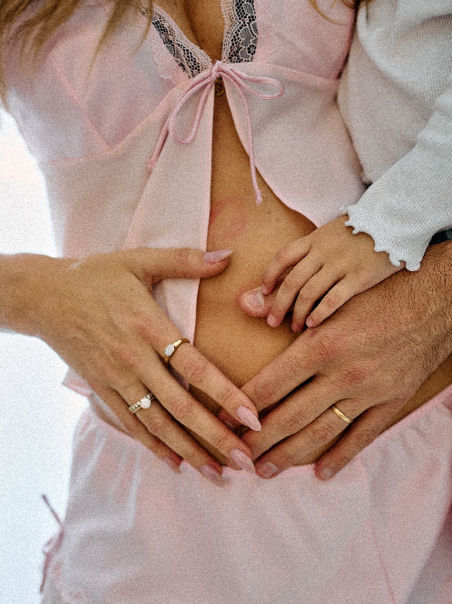 La modelo estaría de tres meses y medio