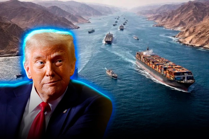 TRUMP STRAIT: Now under U.S. control, the president proposed renaming the Strait of Hormuz after himself