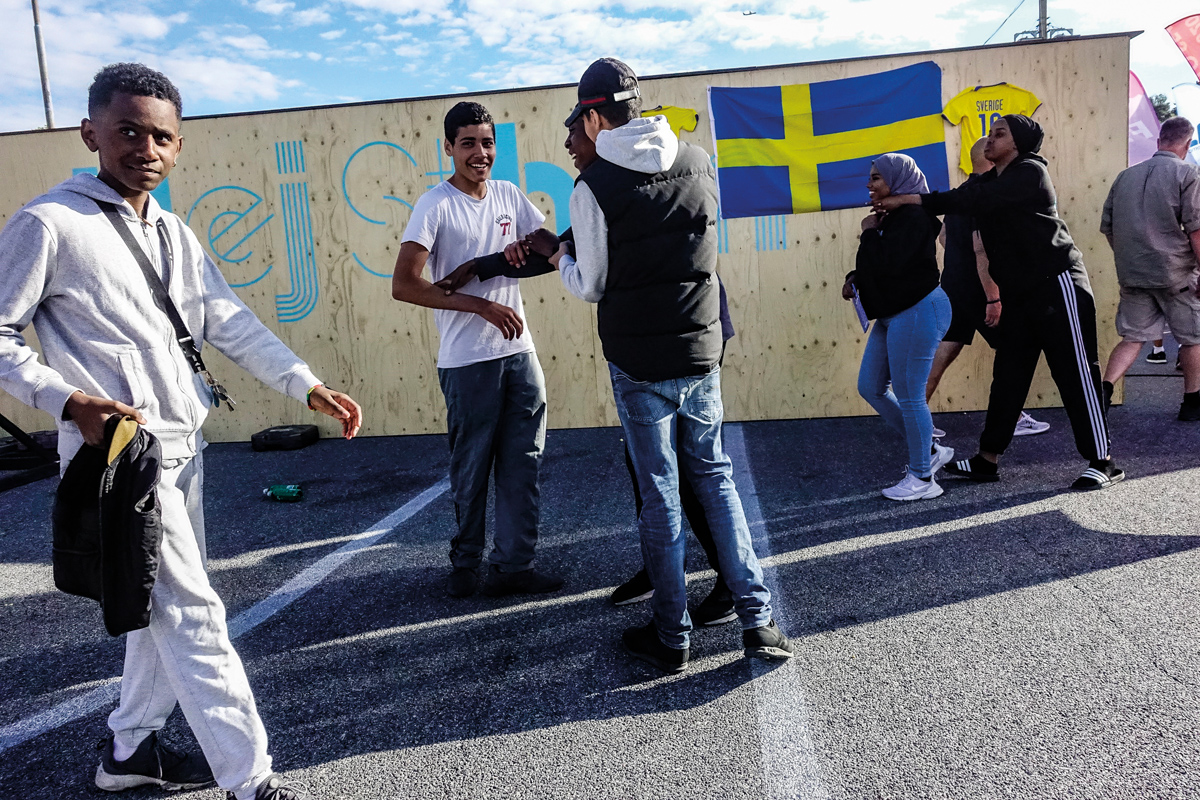 Inmigrantes ilegales en Suecia.