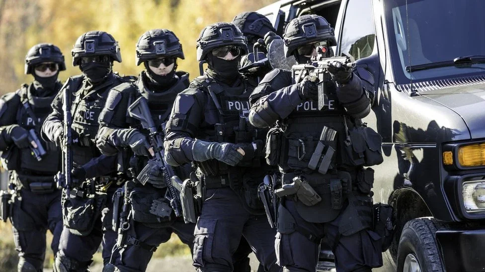 The police responded to the home of a conservative Supreme Court judge after calls about threats.