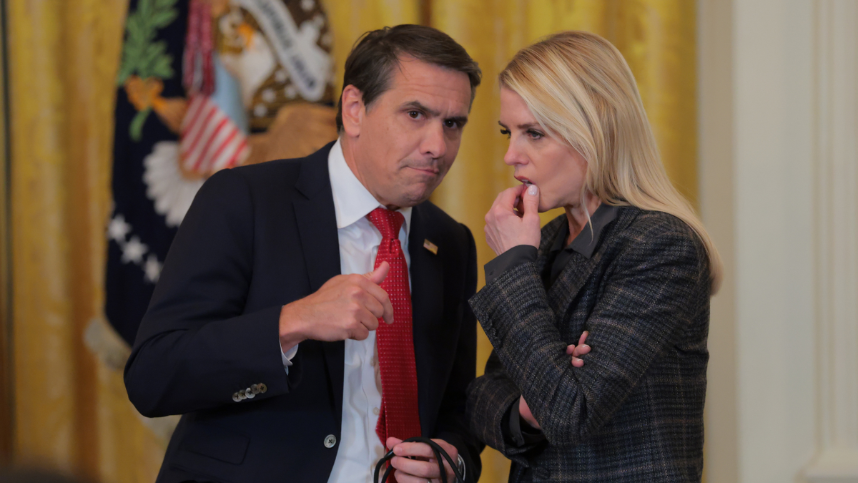 Blanche and Bondi at an event at the White House last year.