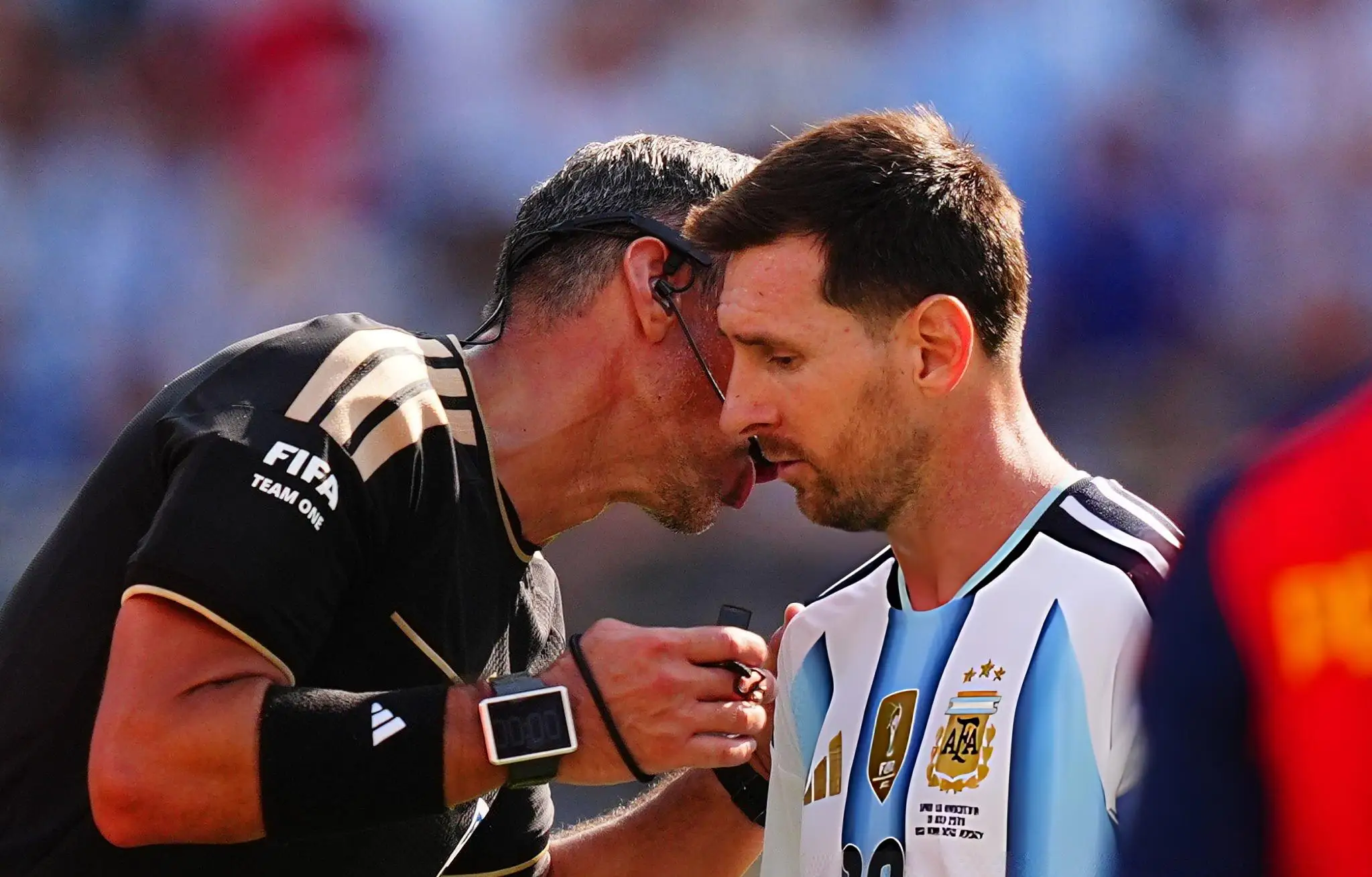 Vinčić destacó el comportamiento de Messi