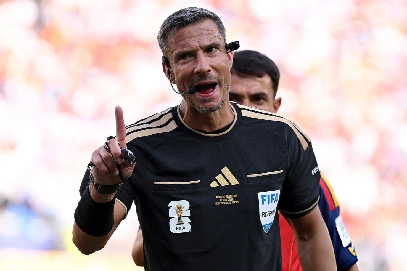 The statistical controversy of the final: Spain had not lost any match officiated by Slavko Vinčić