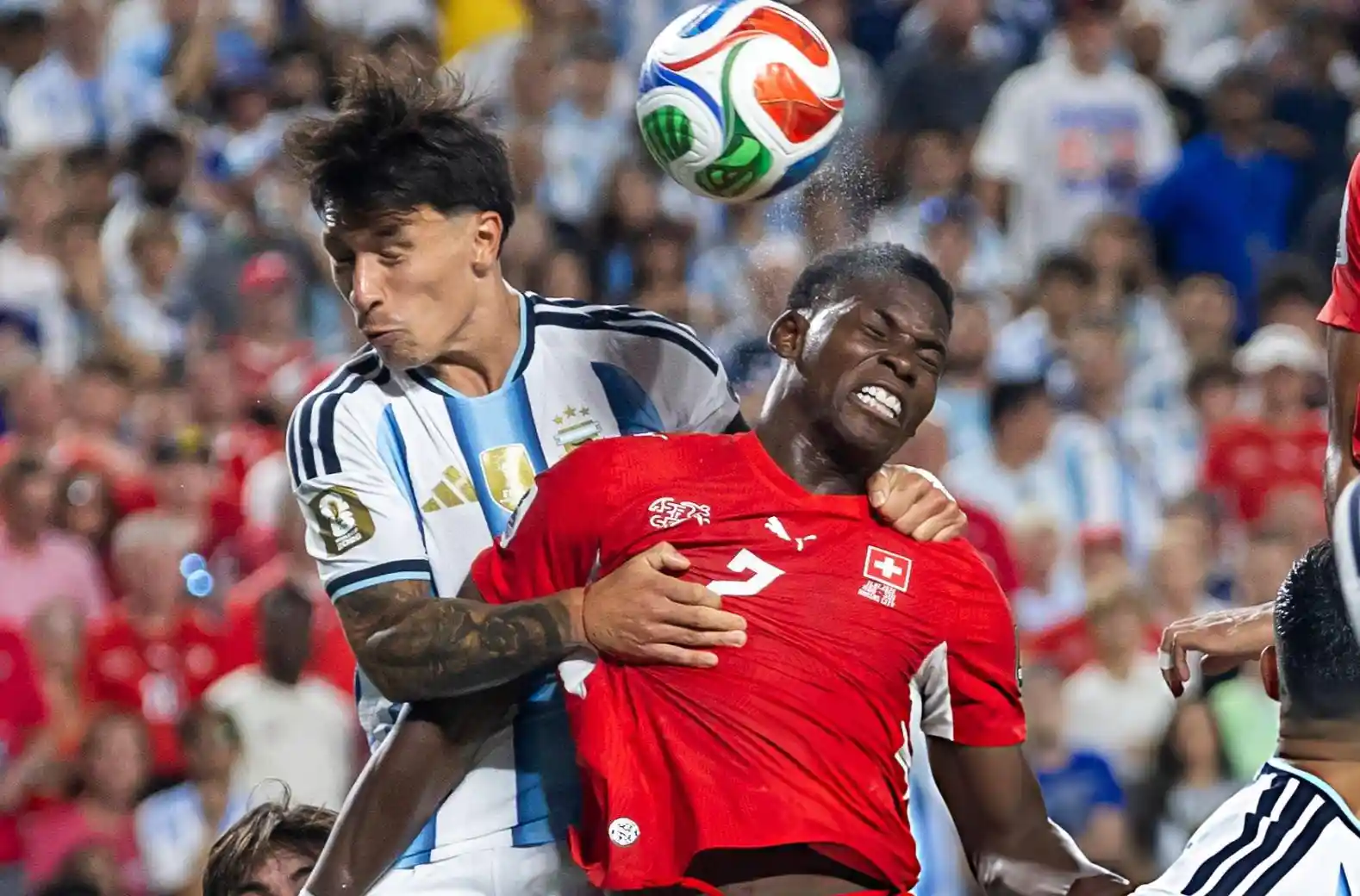 For Scaloni, the match against Switzerland was tough