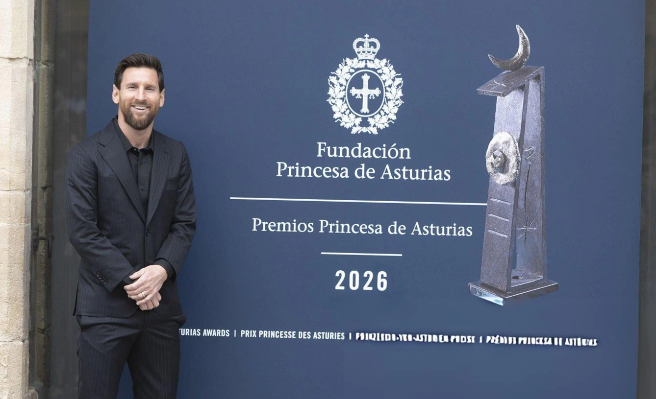 Messi recibirá mañana el Premio Princesa de las Asturias
