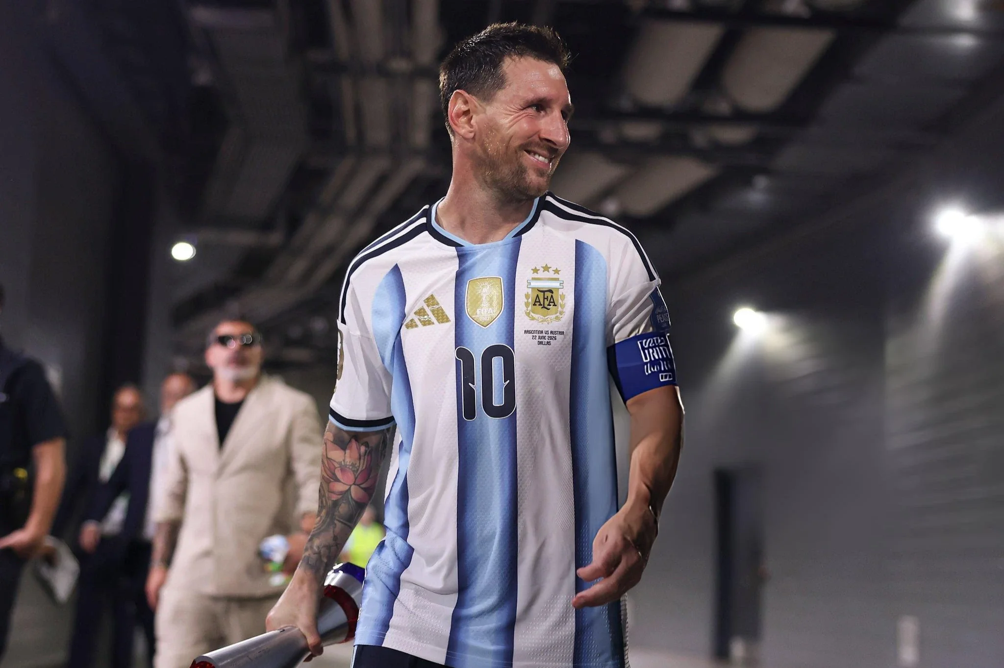Lionel Messi celebró la victoria ante Austria y el pase a los 16avos de final: "Estamos felices por la clasificación"