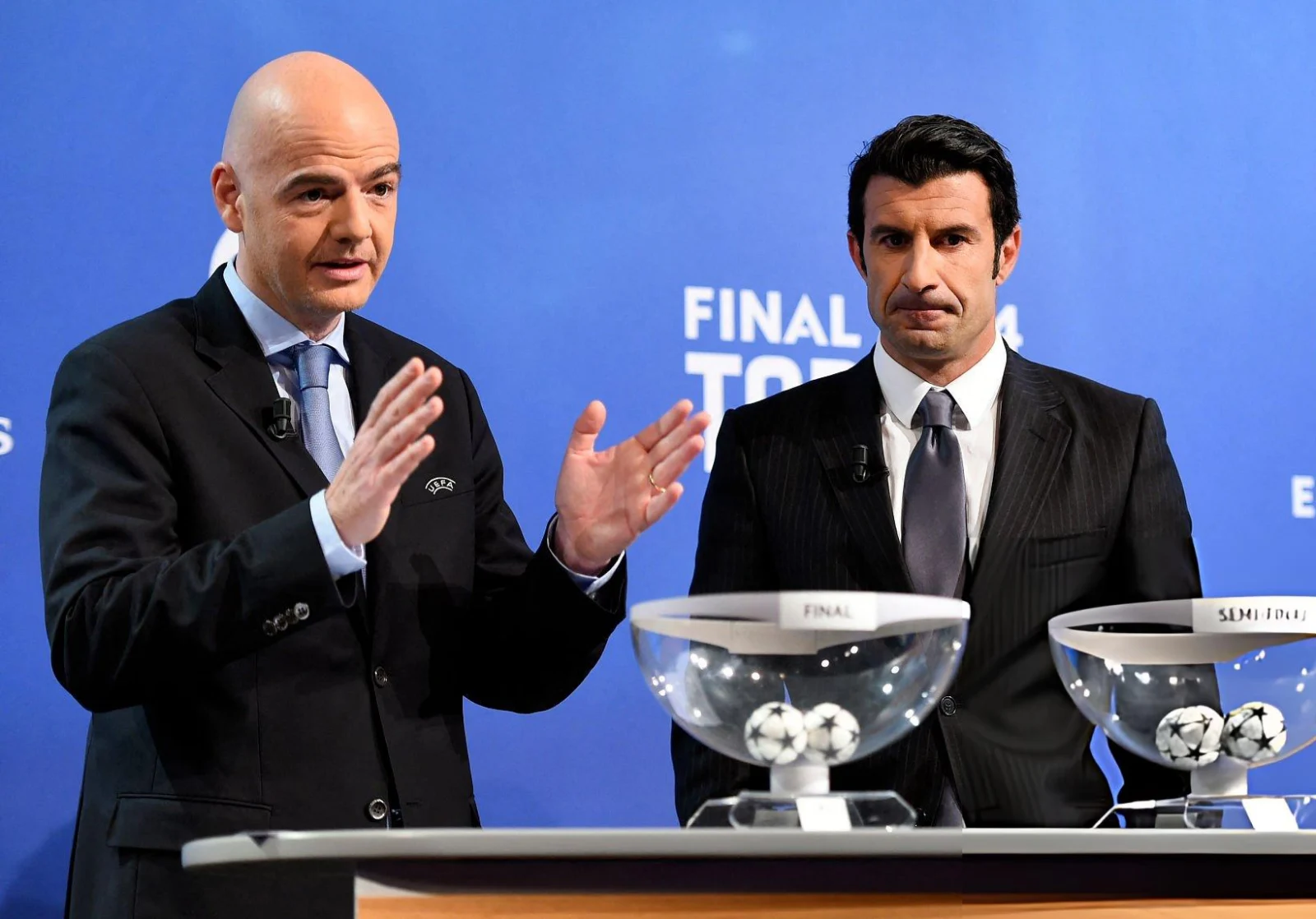 Figo criticó duramtente el proyecto de inversión privada de Infantino