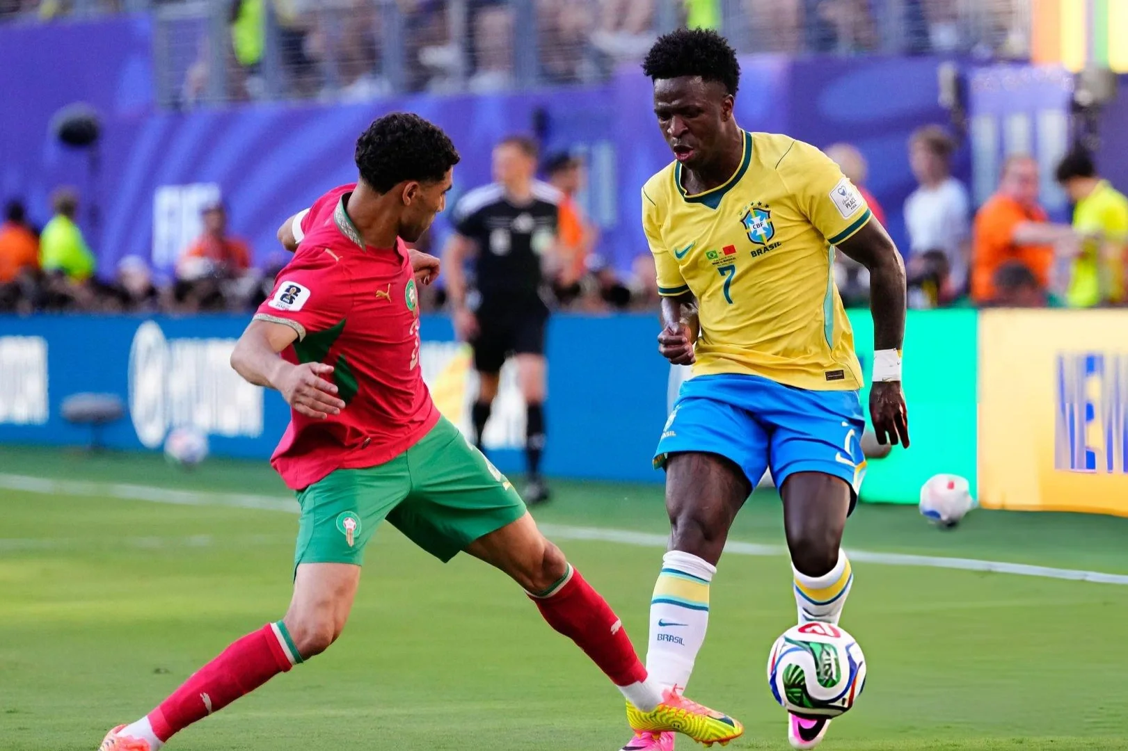 En un partidazo, Brasil empató 1-1 con Marruecos en su debut mundialista