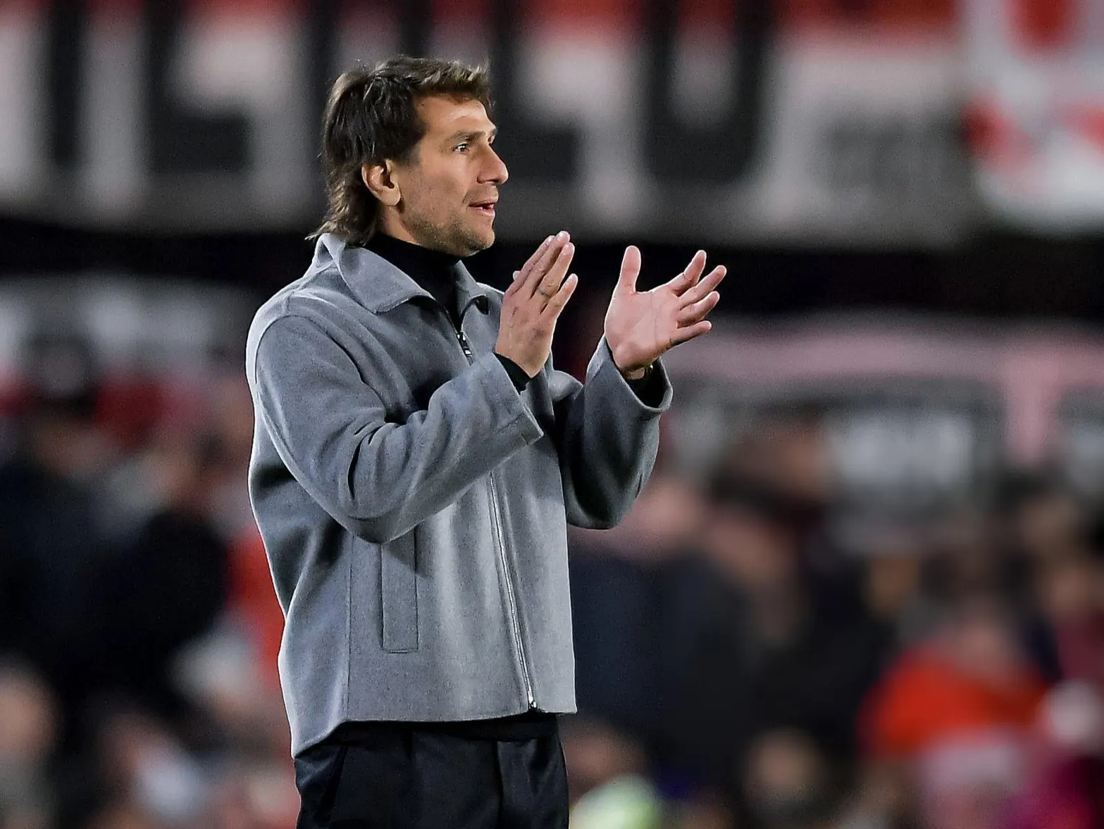 Ponzio dio una charla clave antes del partido con Independiente Rivadavia