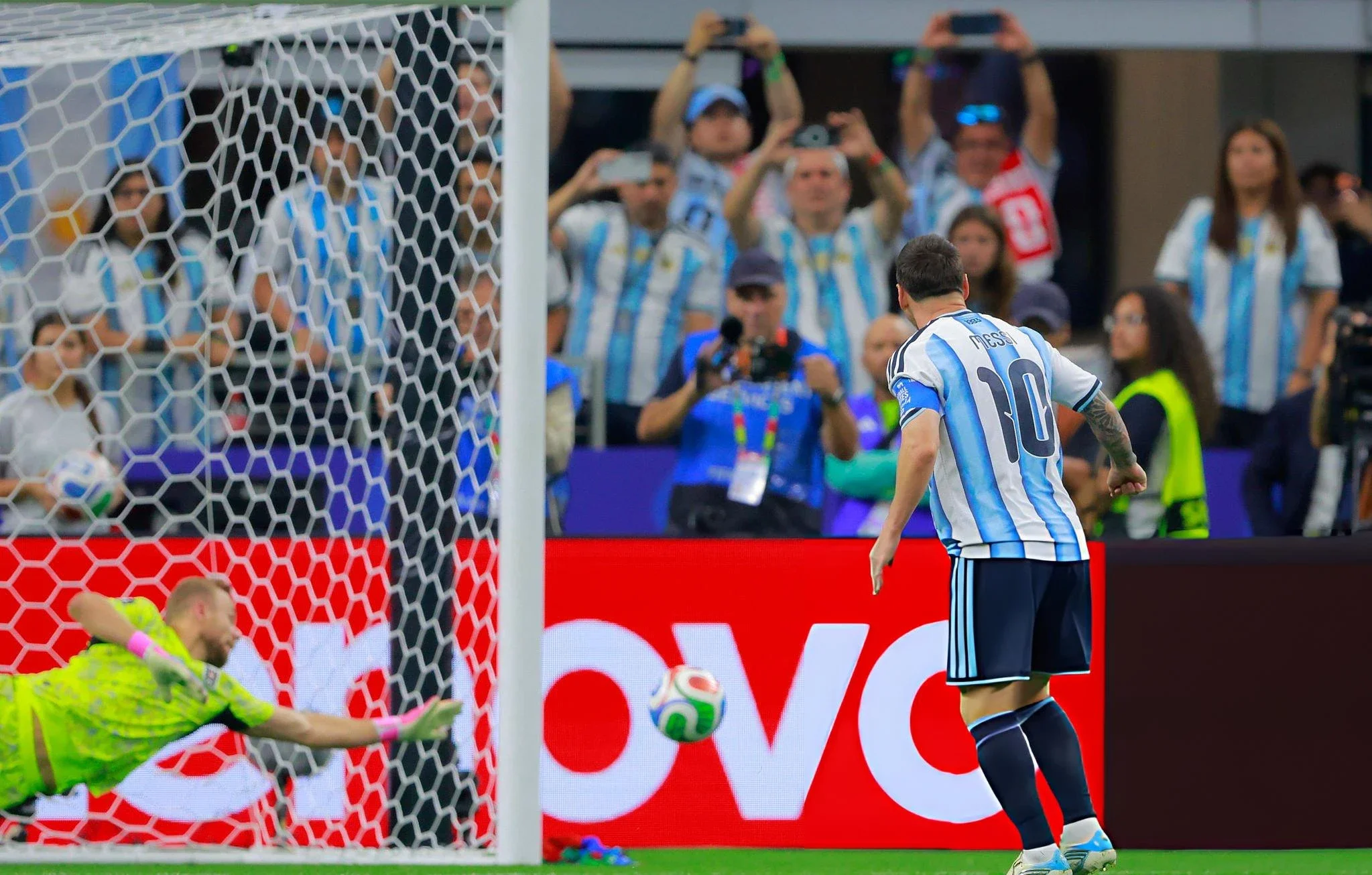 Messi lamented his missed penalty
