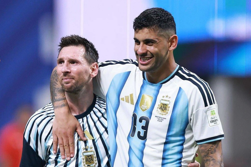 Cuti Romero dedicated some heartfelt words to Lionel Messi for his farewell from the National Team: "He is the greatest"
