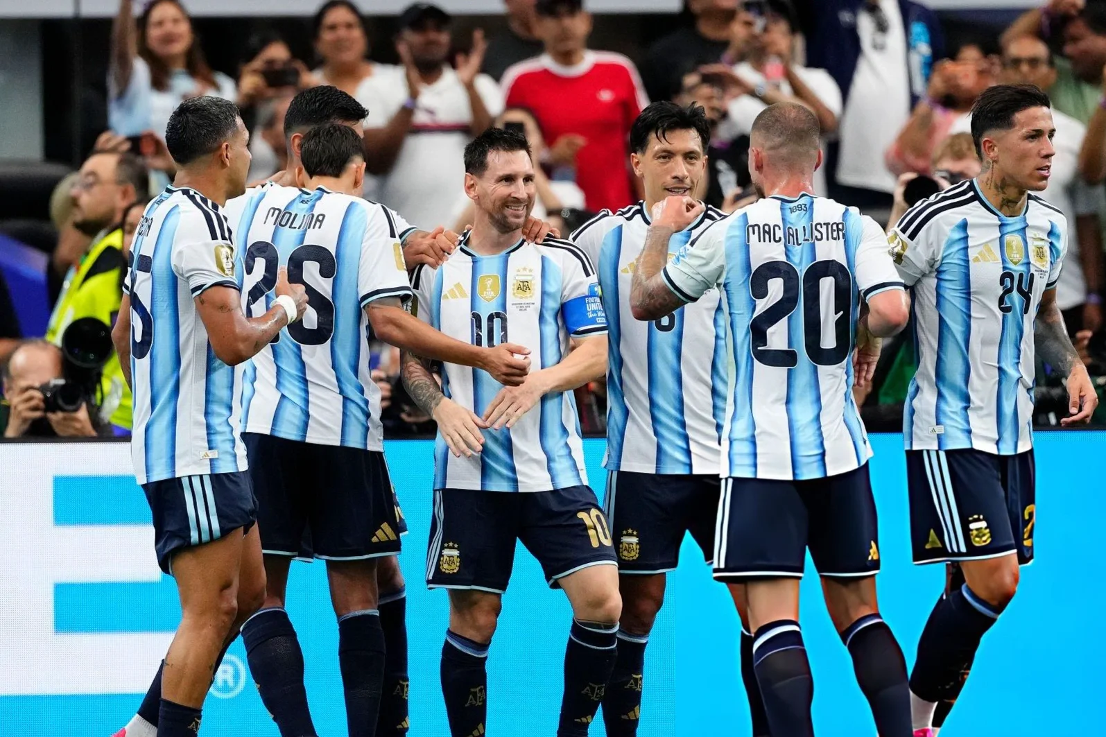 Argentina a 16avos de final: la Selección le ganó 2-0 a Austria con un Messi que volvió a brillar