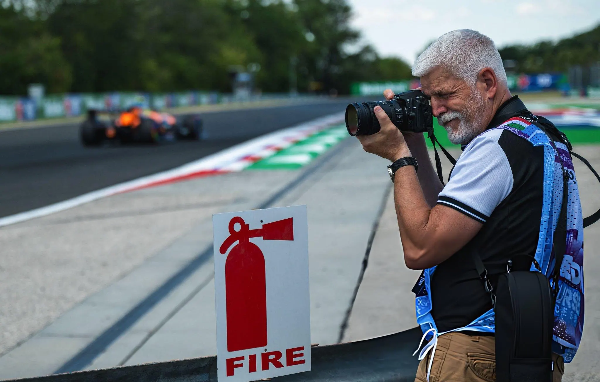 Petr Pavel trabajó como fotógrafo en el GP de Hungría