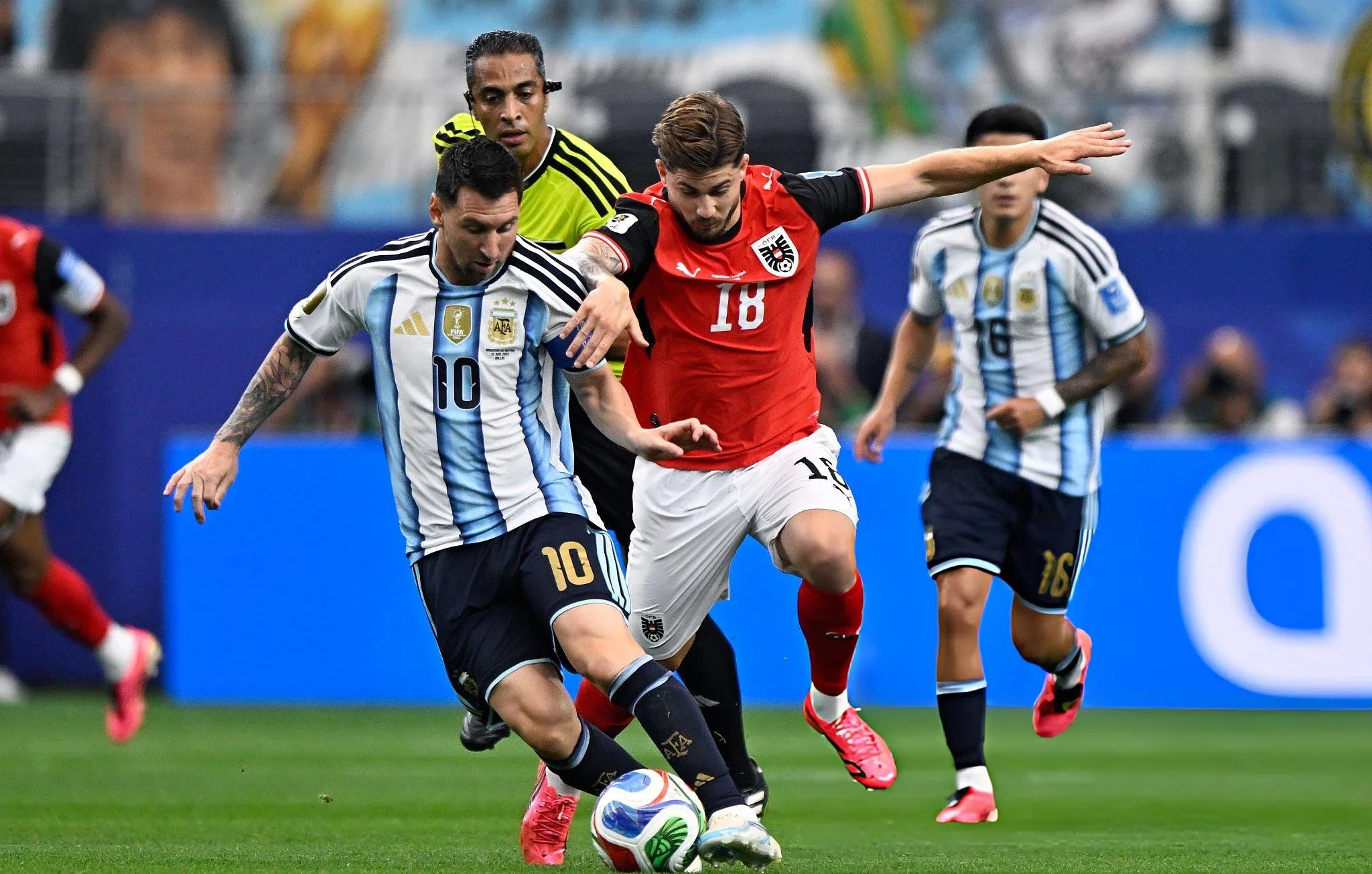 Beyond his goals, Scaloni praised Messi's commitment during the match