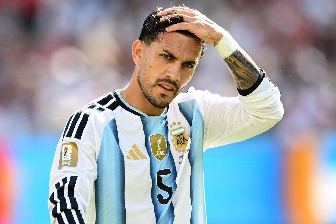 Leandro Paredes puso en duda su continuidad en la Selección tras el retiro de Messi: "Va a ser difícil que siga"