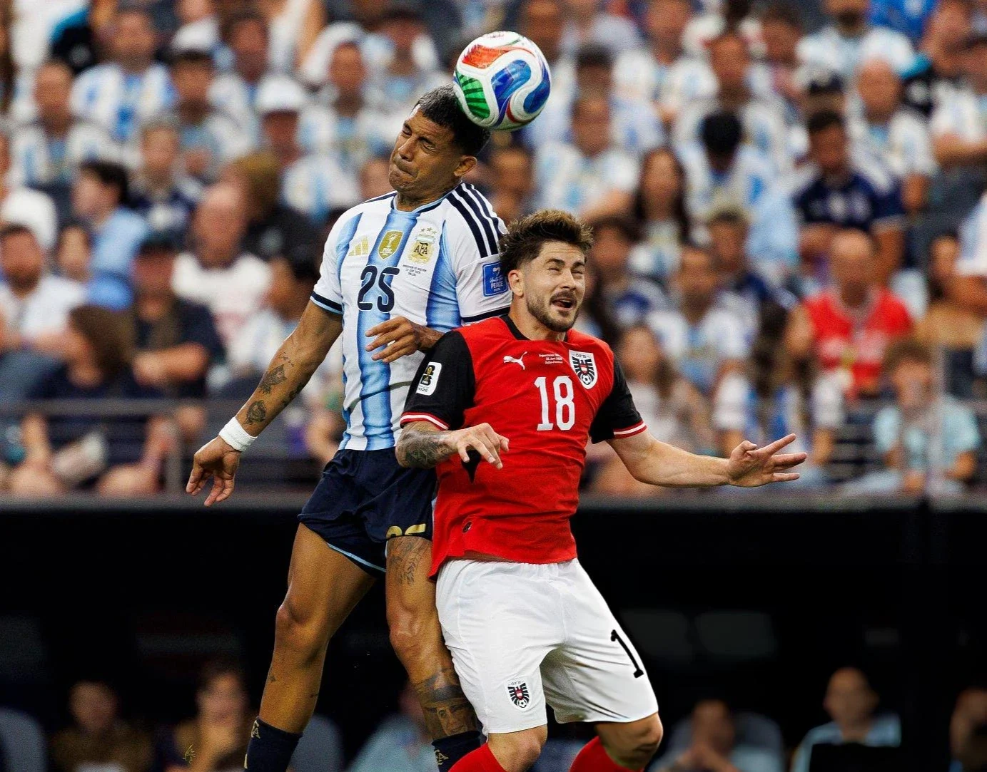 Scaloni considered that the match against Austria was tough