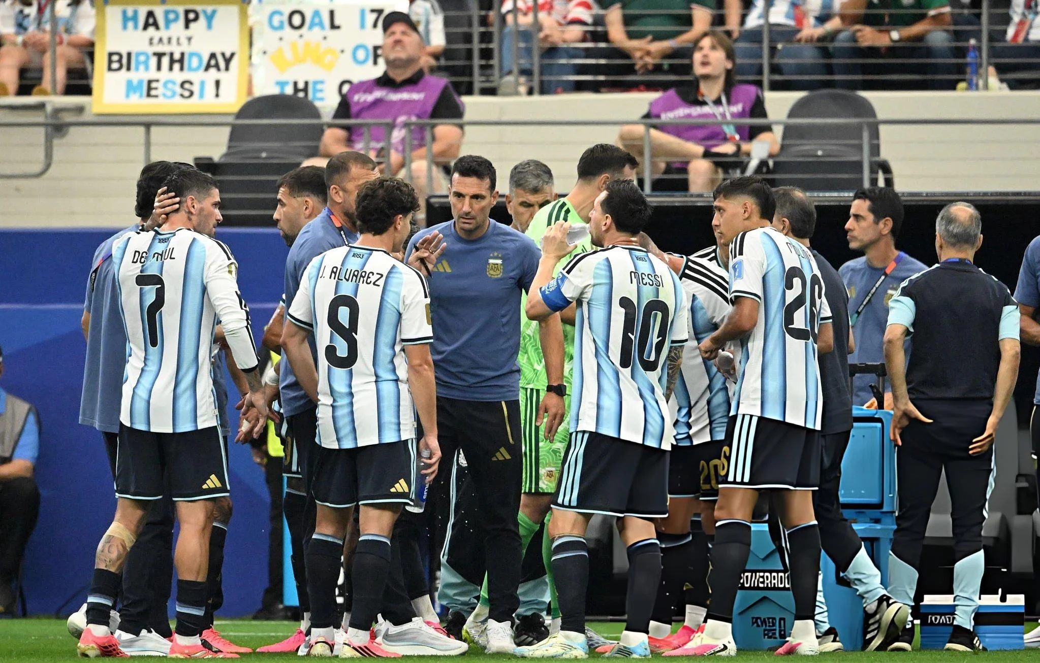 Gianni Infantino defended the rehydration breaks