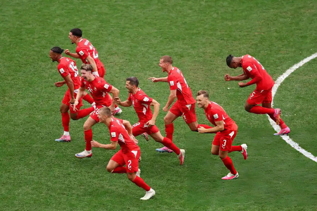 Atento Scaloni: Suiza le ganó por penales a Colombia y será el rival de la Selección en cuartos de final