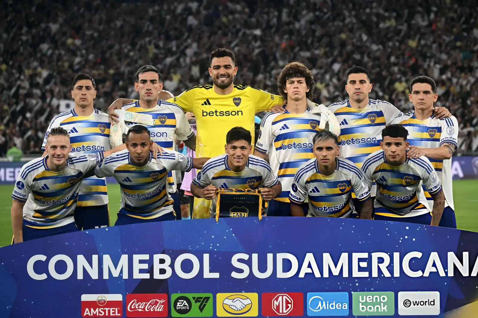 Boca podría recibir sanciones por lucir el patrocinio de una casa de apuestas en la camiseta en Brasil