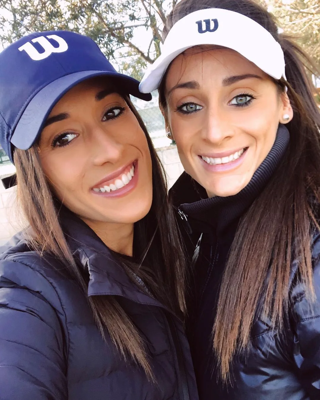 Esther González and Estefanía Cruz