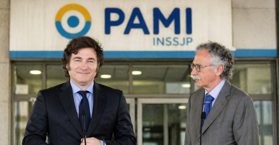 Javier Milei y Mario Lugones.