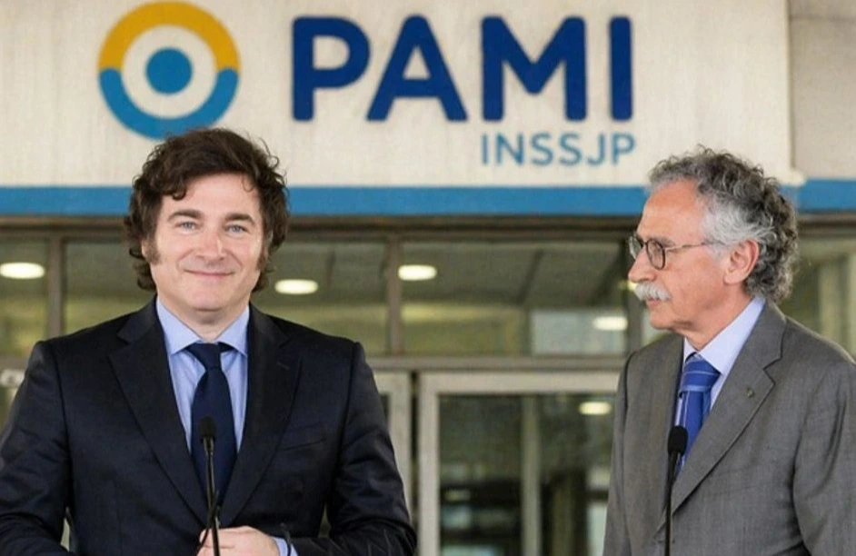 Javier Milei y Mario Lugones.
