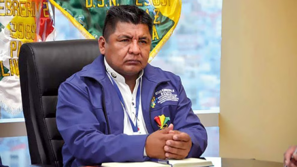 Former Minister of Environment and Water Juan Santos Cruz