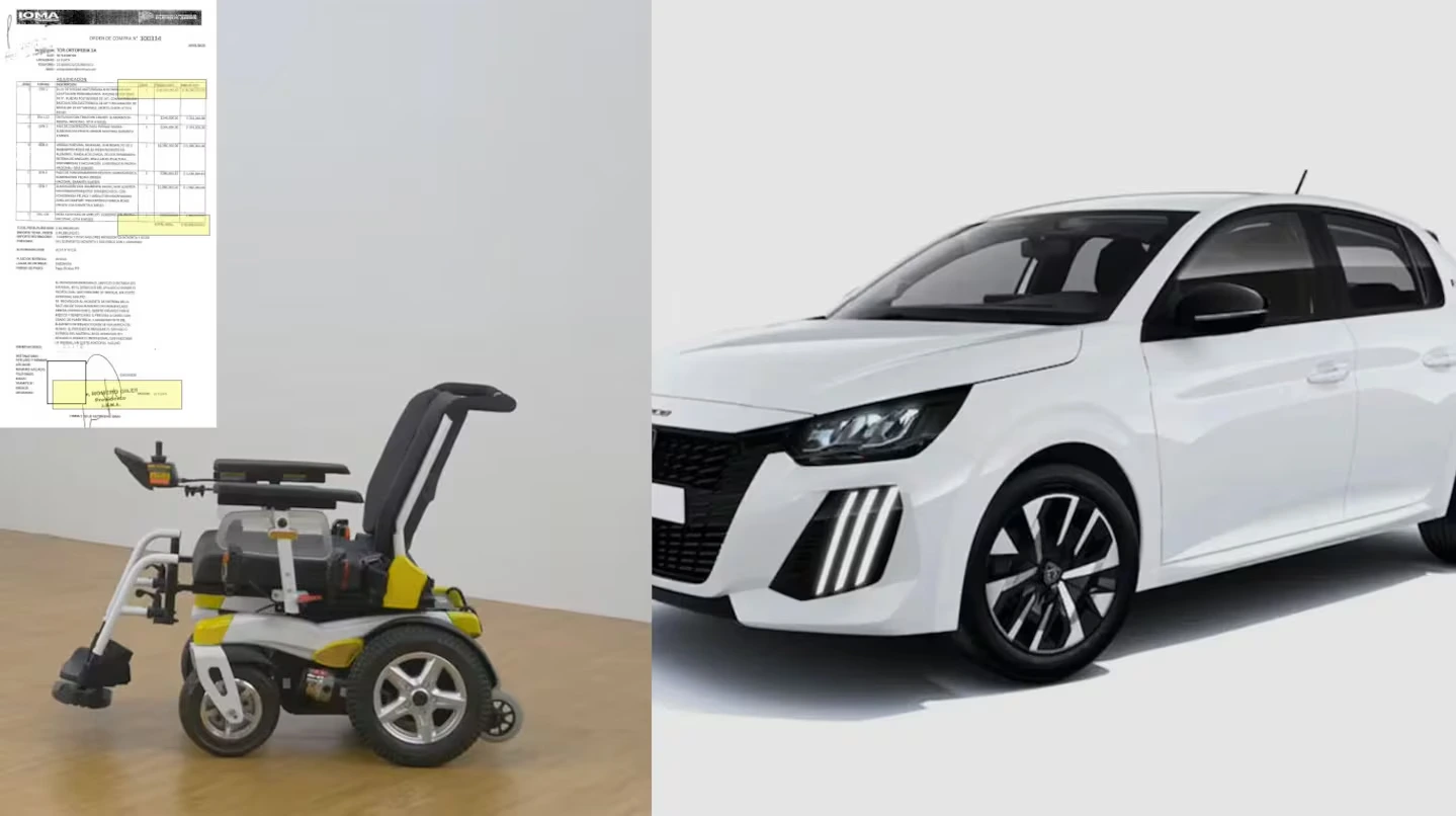Sillas de ruedas por el valor de un auto.