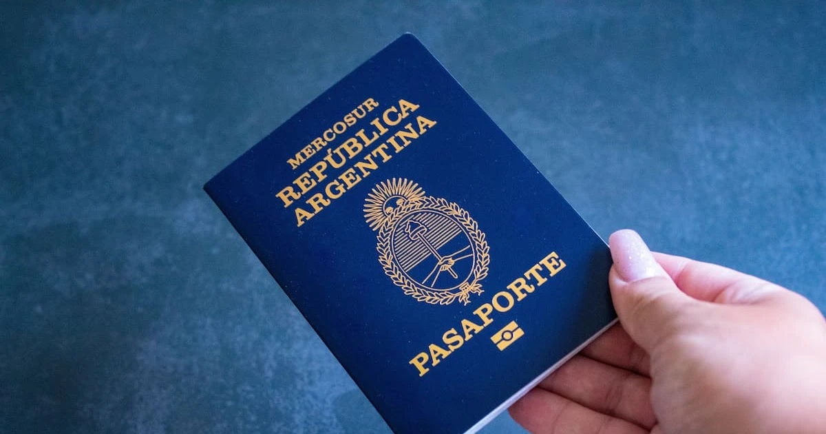 Pasaporte argentino.