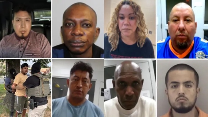Some of the criminals who were apprehended in recent days