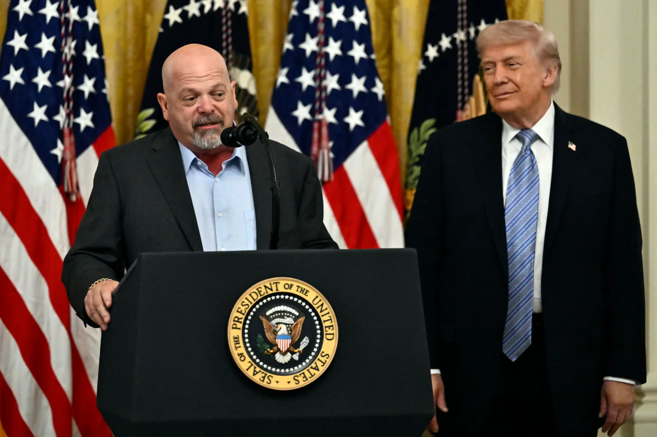 Trump honored businessmen in the White House and was praised by Rick of the Price of History: “The Best President”