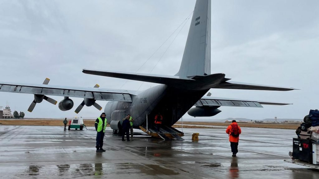 El avión Hércules C-130.