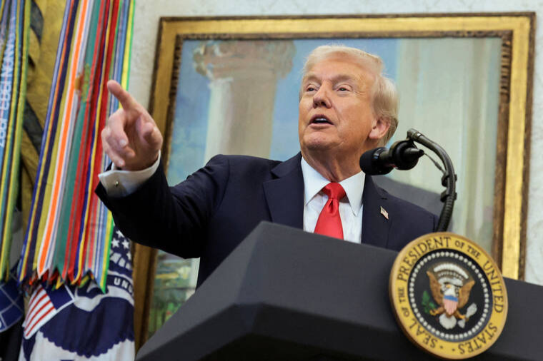 Trump called on Republican senators to end the filibuster to pass the Save America Act